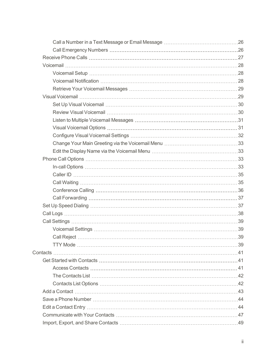 LG Tribute User Manual | Page 3 / 148