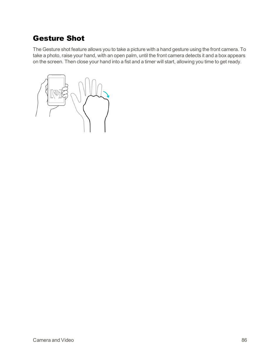 Gesture shot | LG Tribute User Manual | Page 94 / 148