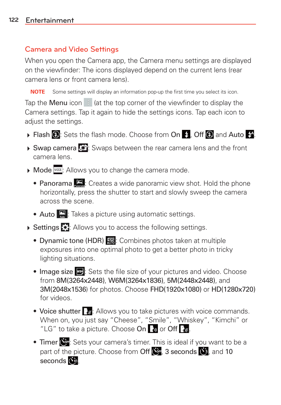 LG G Vista User Manual | Page 124 / 243