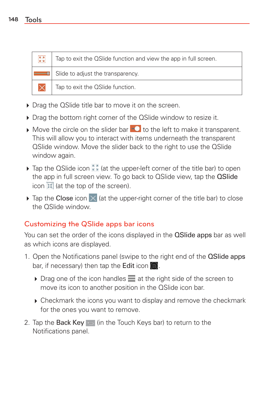 LG G Vista User Manual | Page 150 / 243