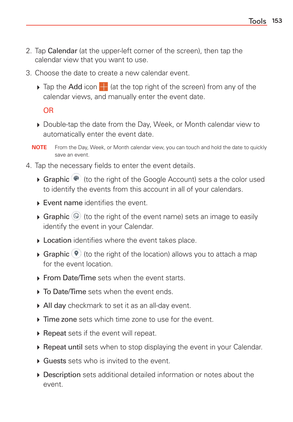 Tools | LG G Vista User Manual | Page 155 / 243