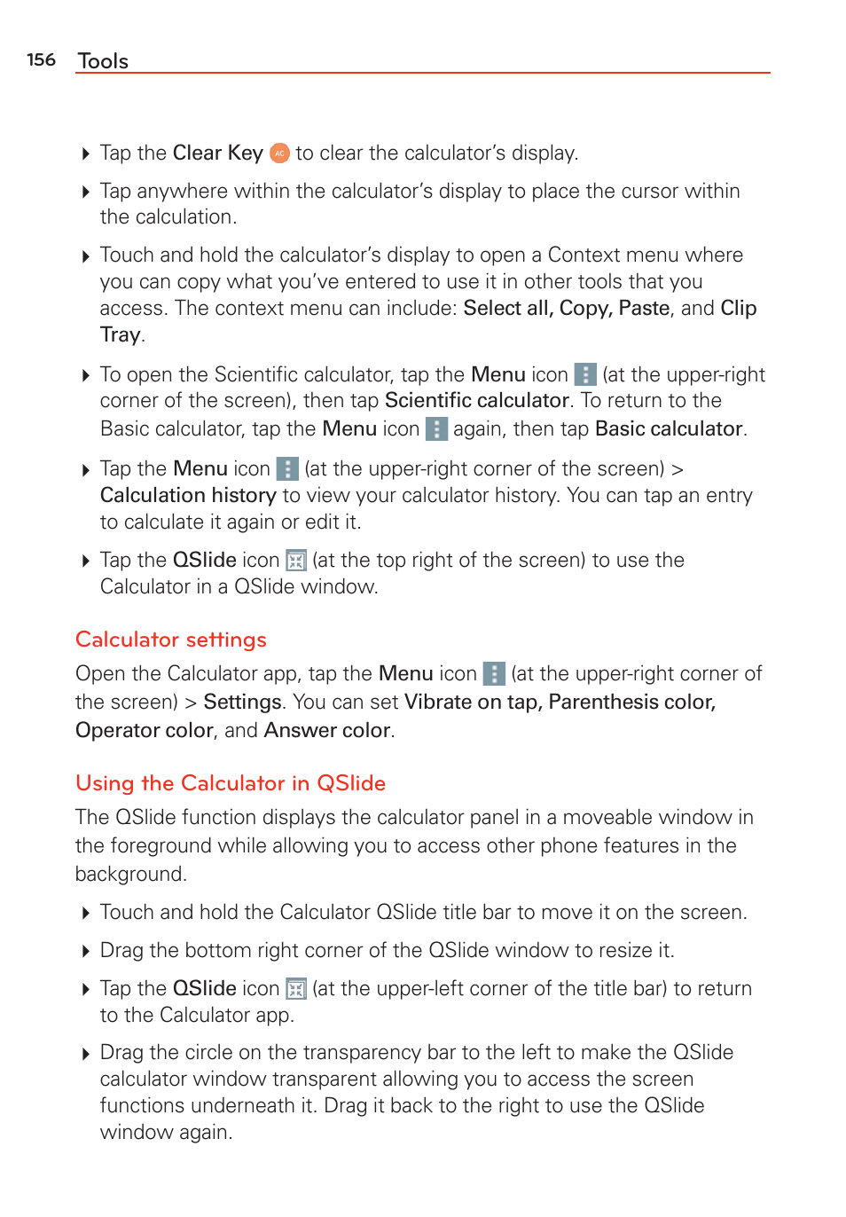 LG G Vista User Manual | Page 158 / 243