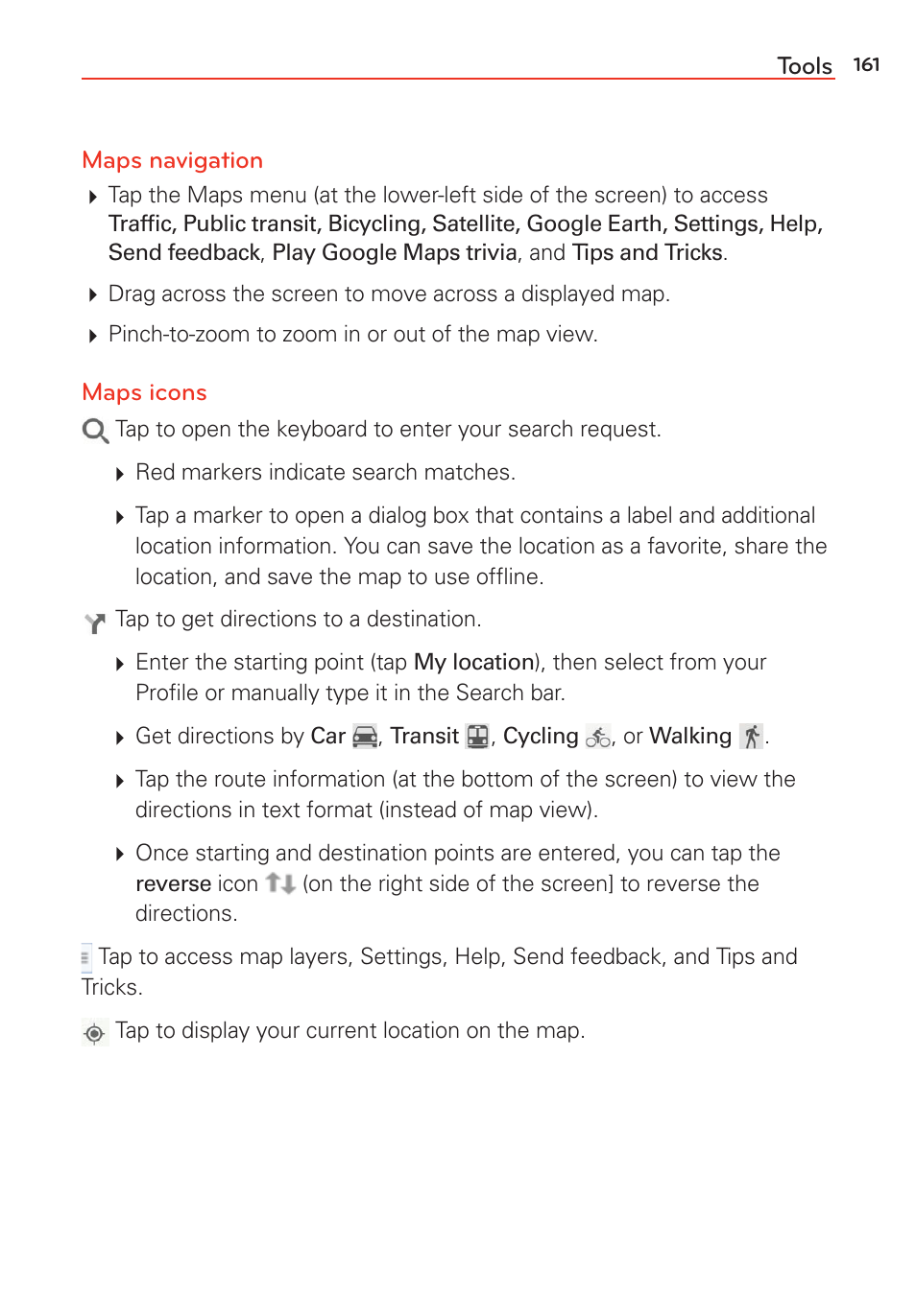 LG G Vista User Manual | Page 163 / 243