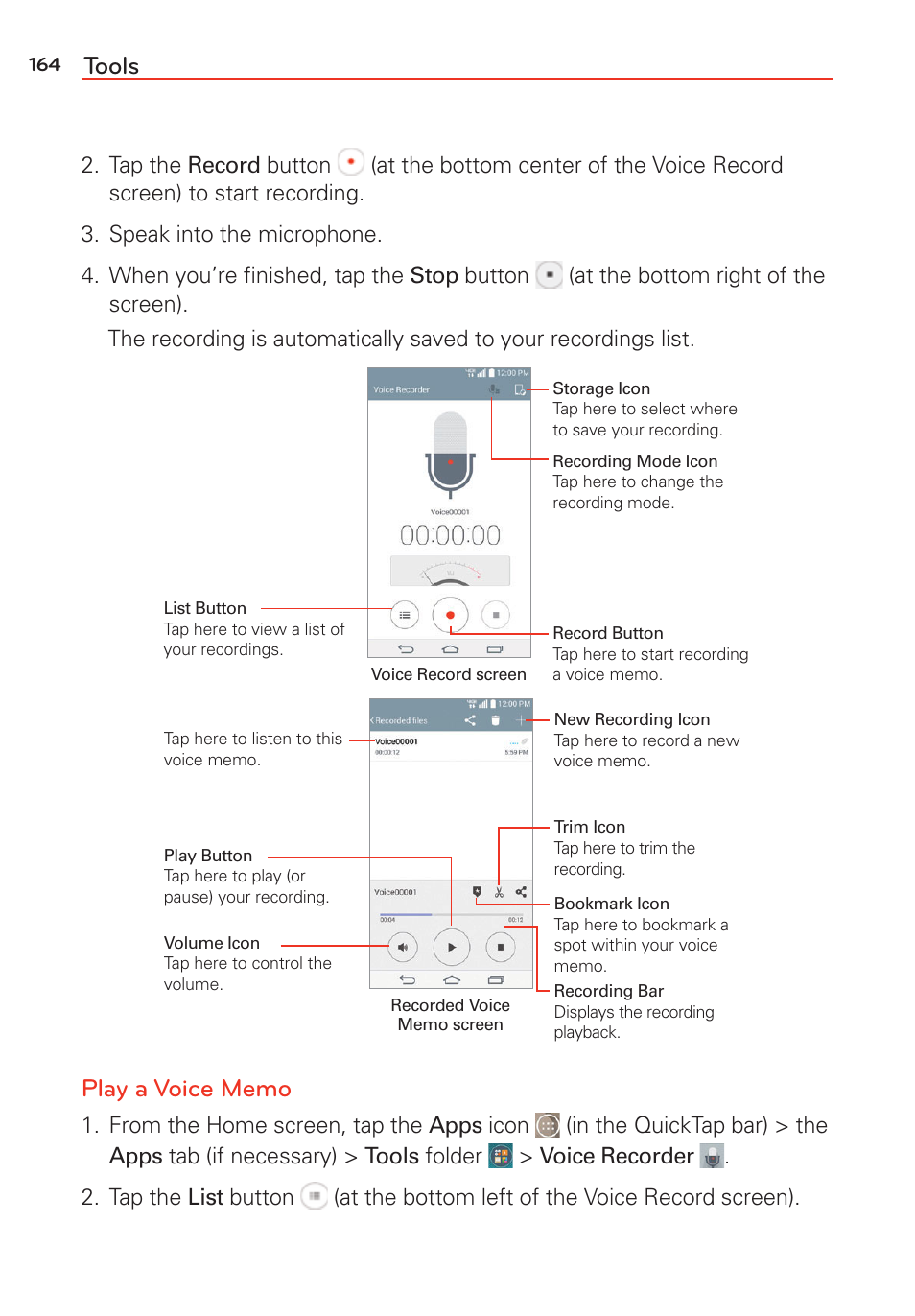 Tools | LG G Vista User Manual | Page 166 / 243