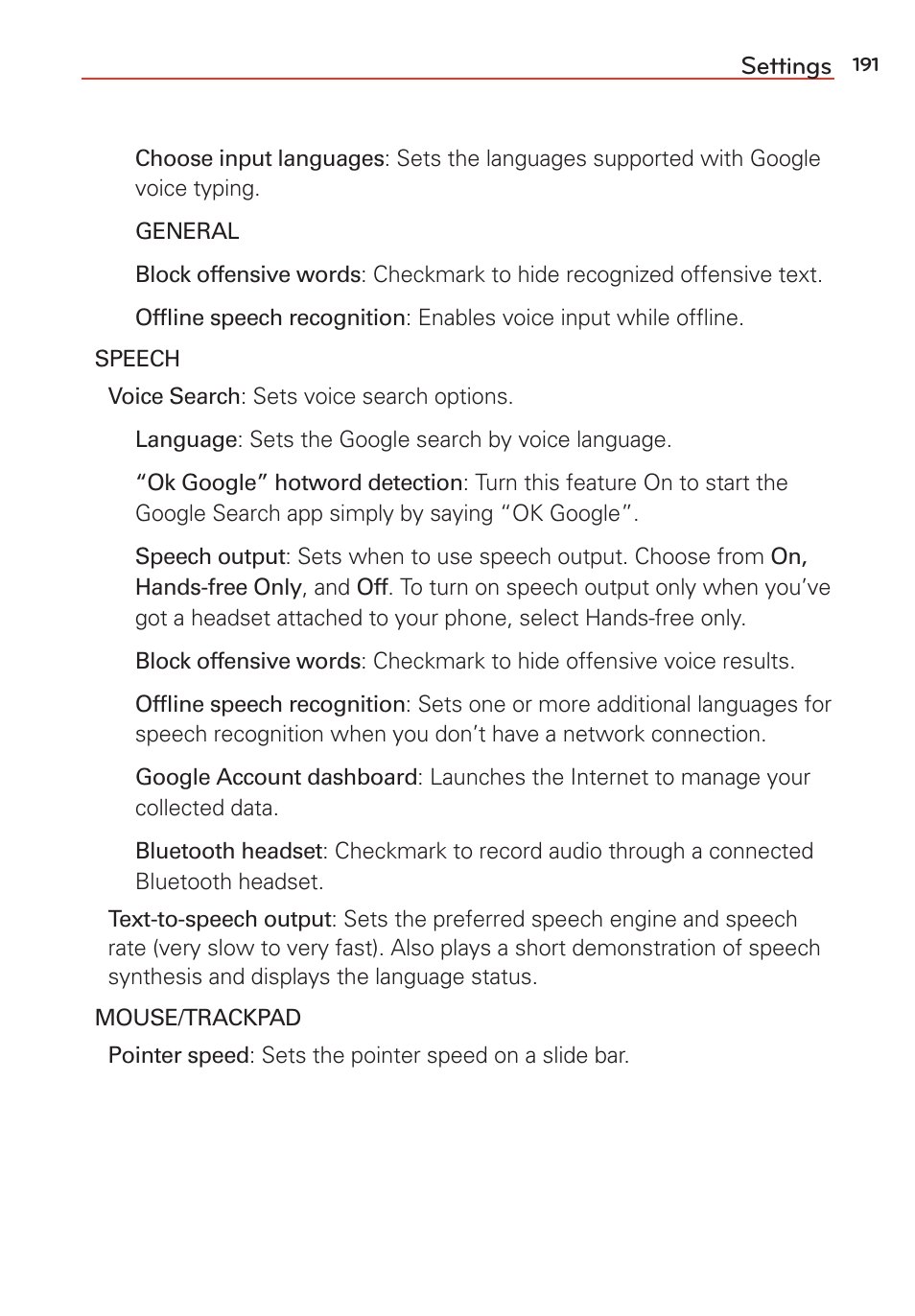 LG G Vista User Manual | Page 193 / 243