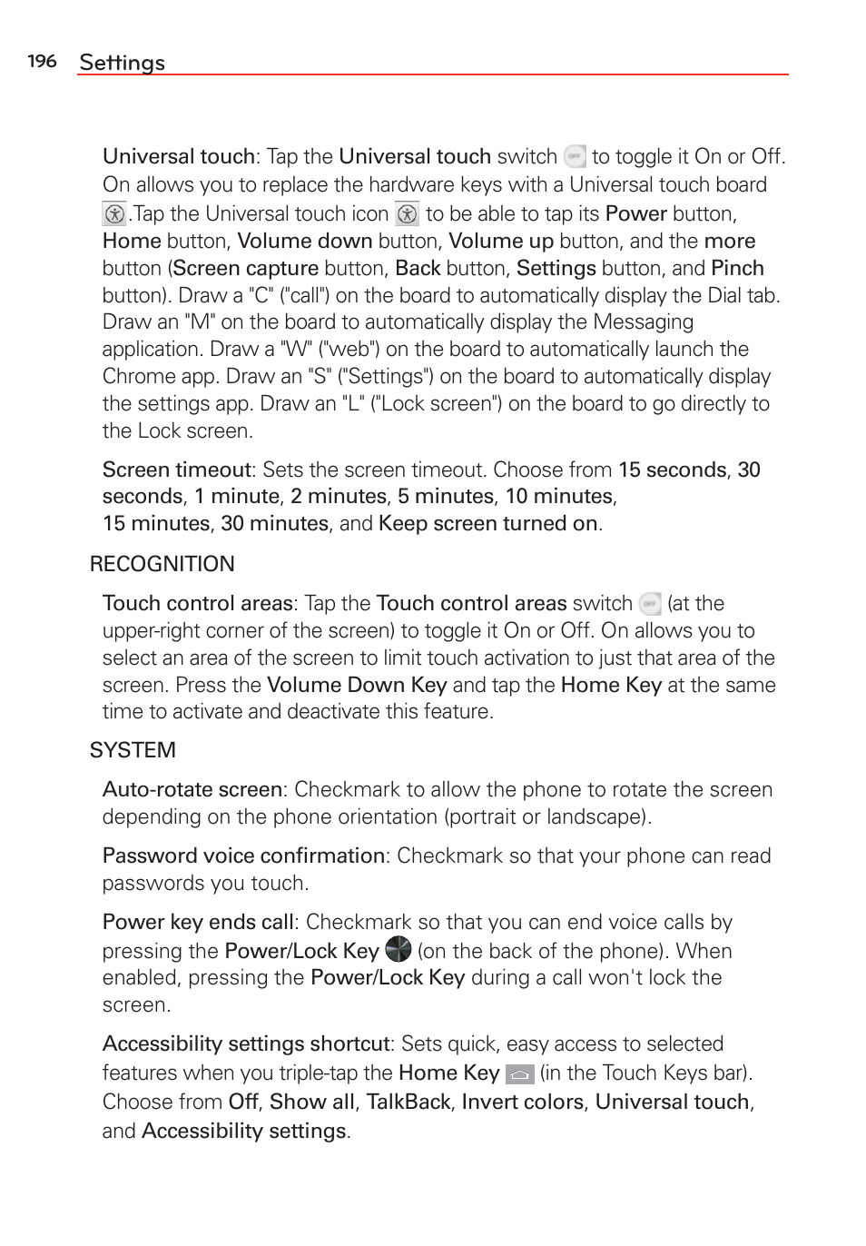 LG G Vista User Manual | Page 198 / 243