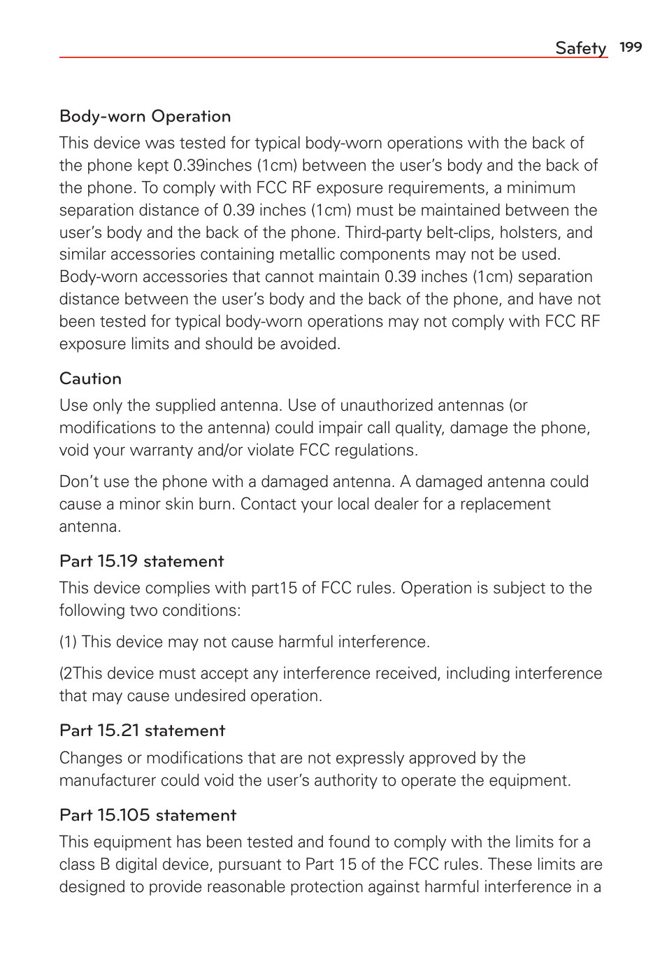 LG G Vista User Manual | Page 201 / 243