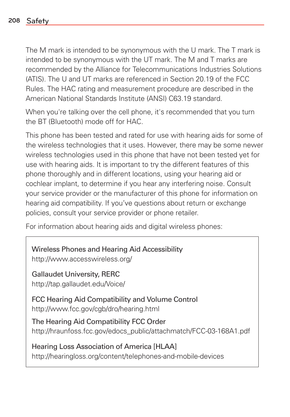 LG G Vista User Manual | Page 210 / 243
