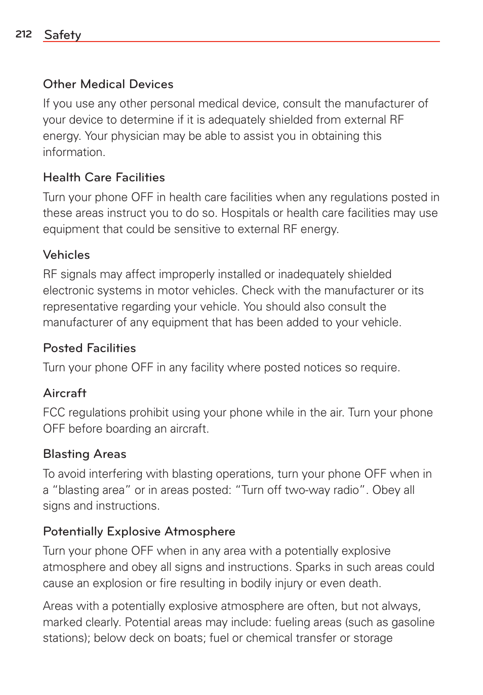 LG G Vista User Manual | Page 214 / 243