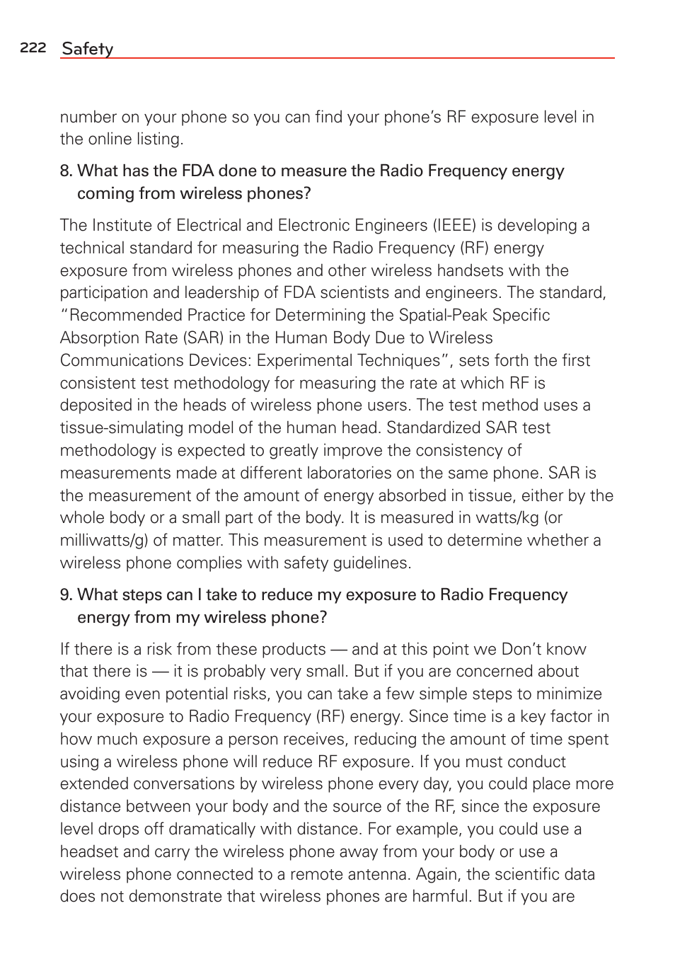 LG G Vista User Manual | Page 224 / 243