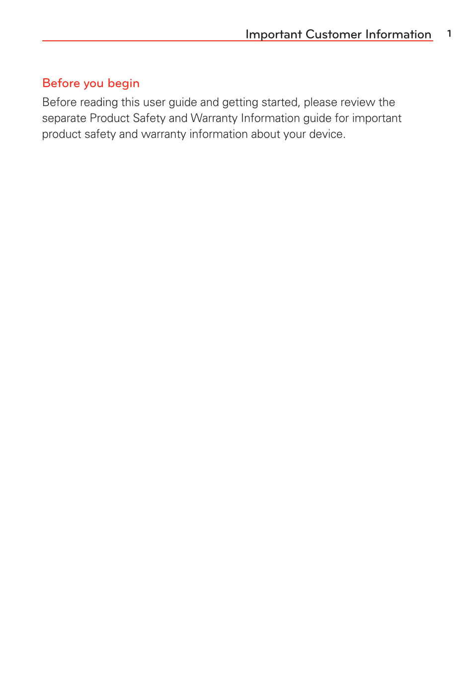 Important customer information | LG G Vista User Manual | Page 3 / 243