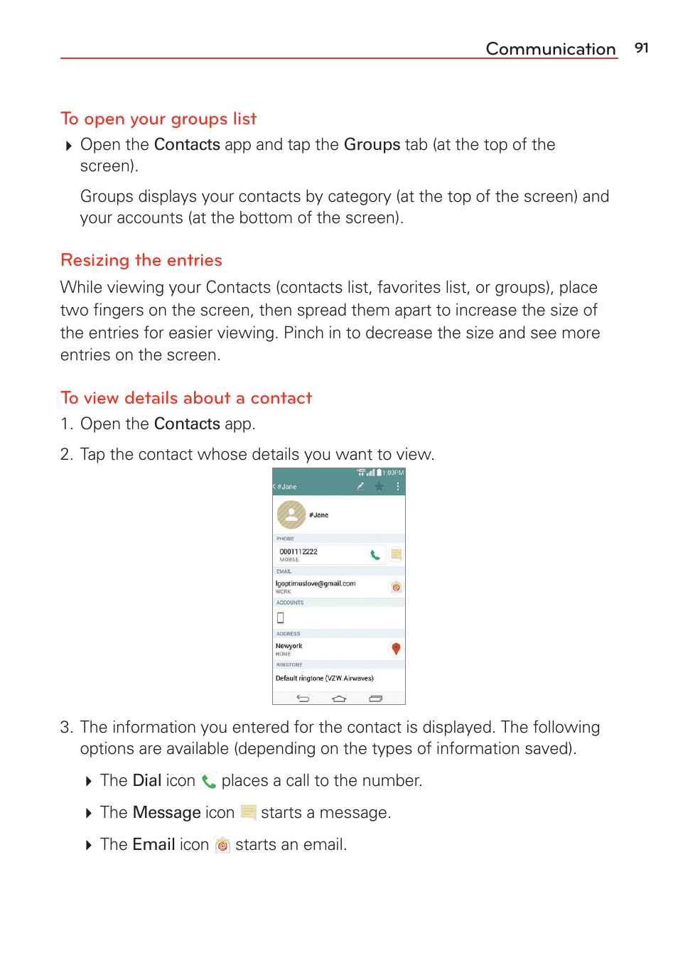 LG G Vista User Manual | Page 93 / 243