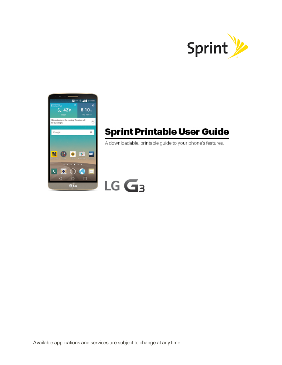 LG G3 User Manual | 187 pages