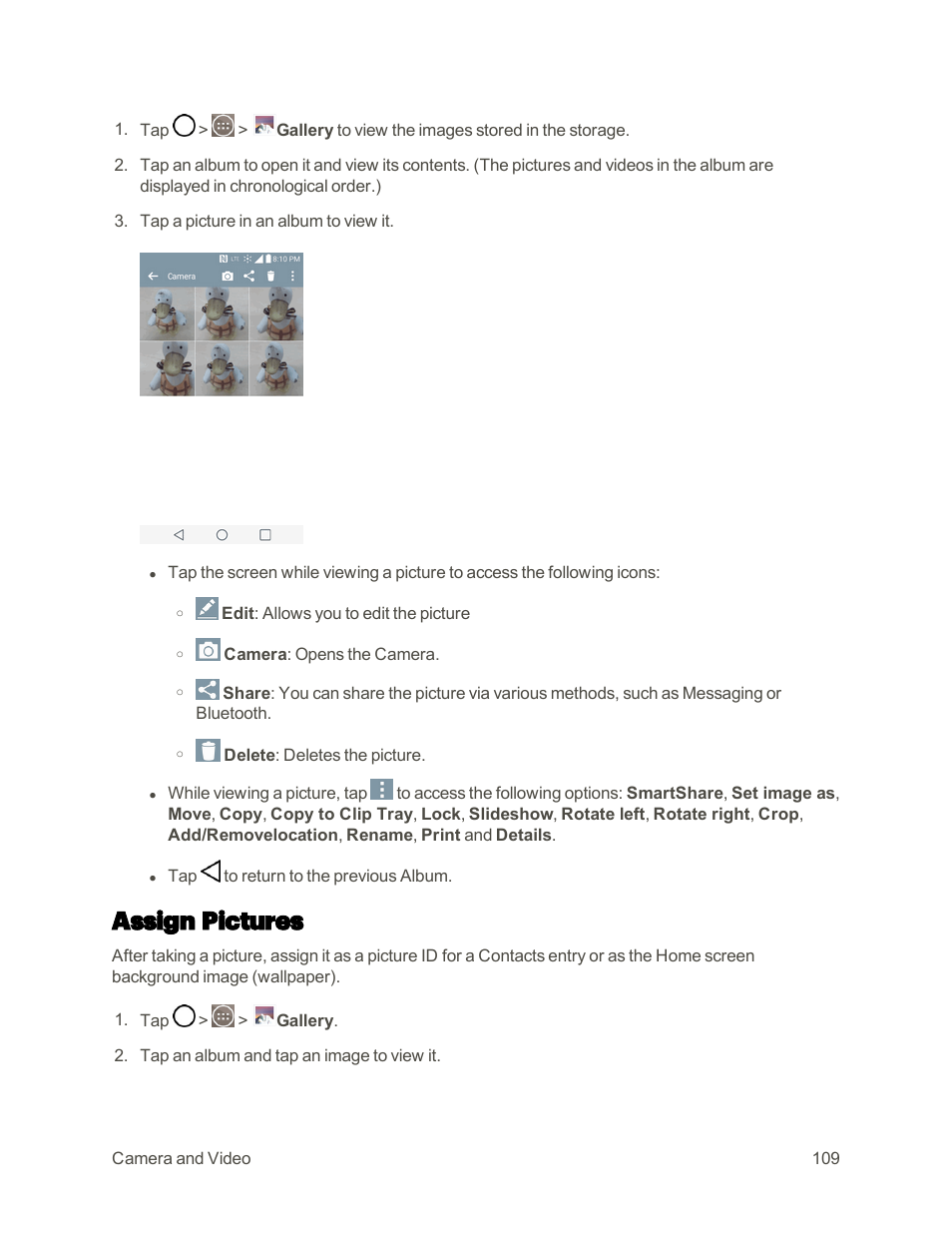 Assign pictures | LG G3 User Manual | Page 118 / 187
