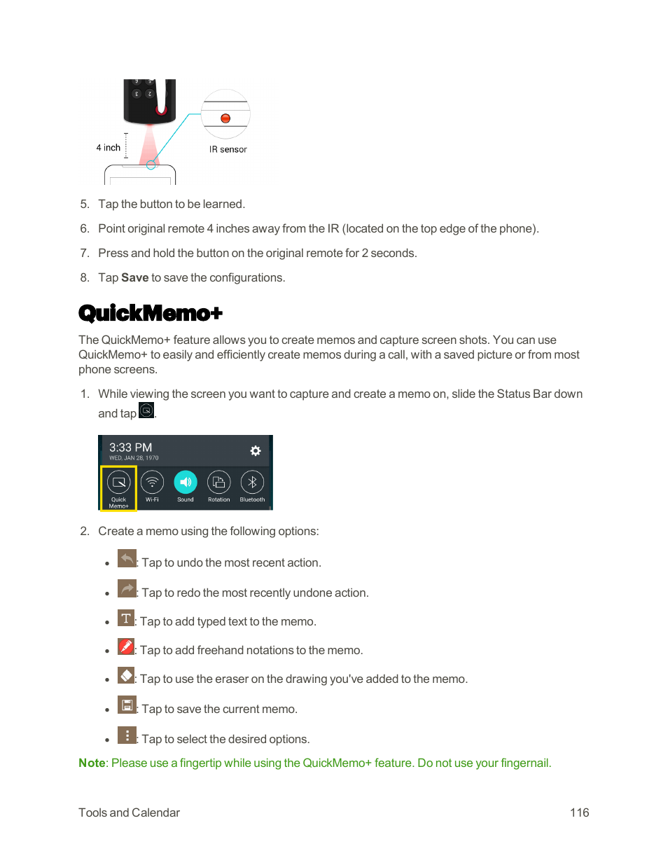 Quickmemo | LG G3 User Manual | Page 125 / 187