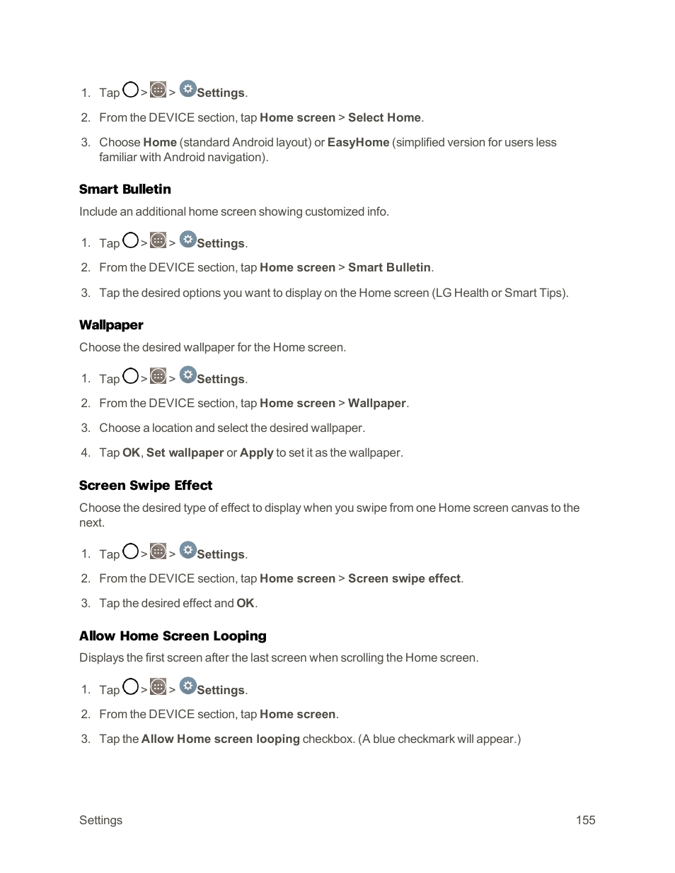 LG G3 User Manual | Page 164 / 187