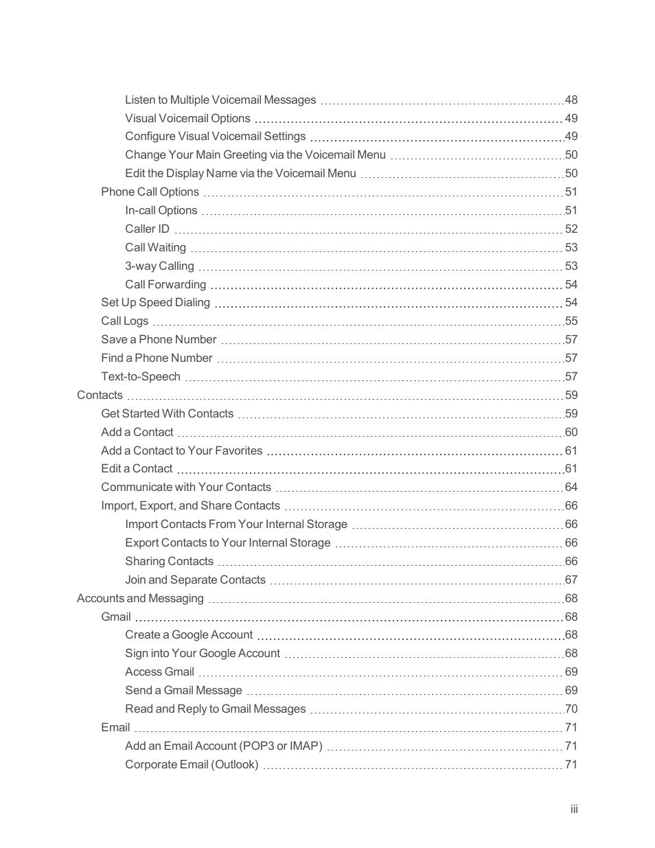 LG G3 User Manual | Page 4 / 187