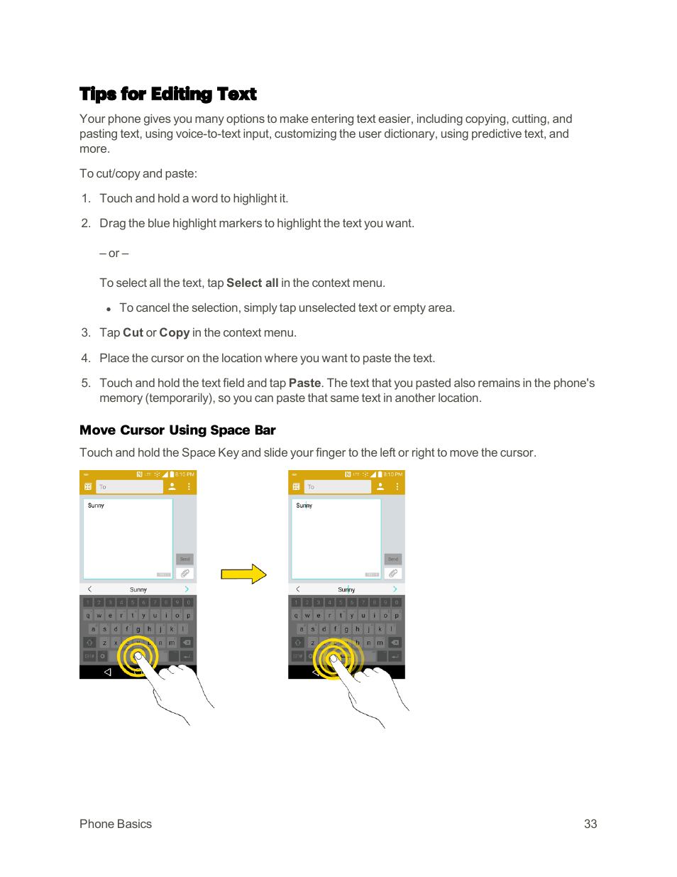 Tips for editing text | LG G3 User Manual | Page 42 / 187