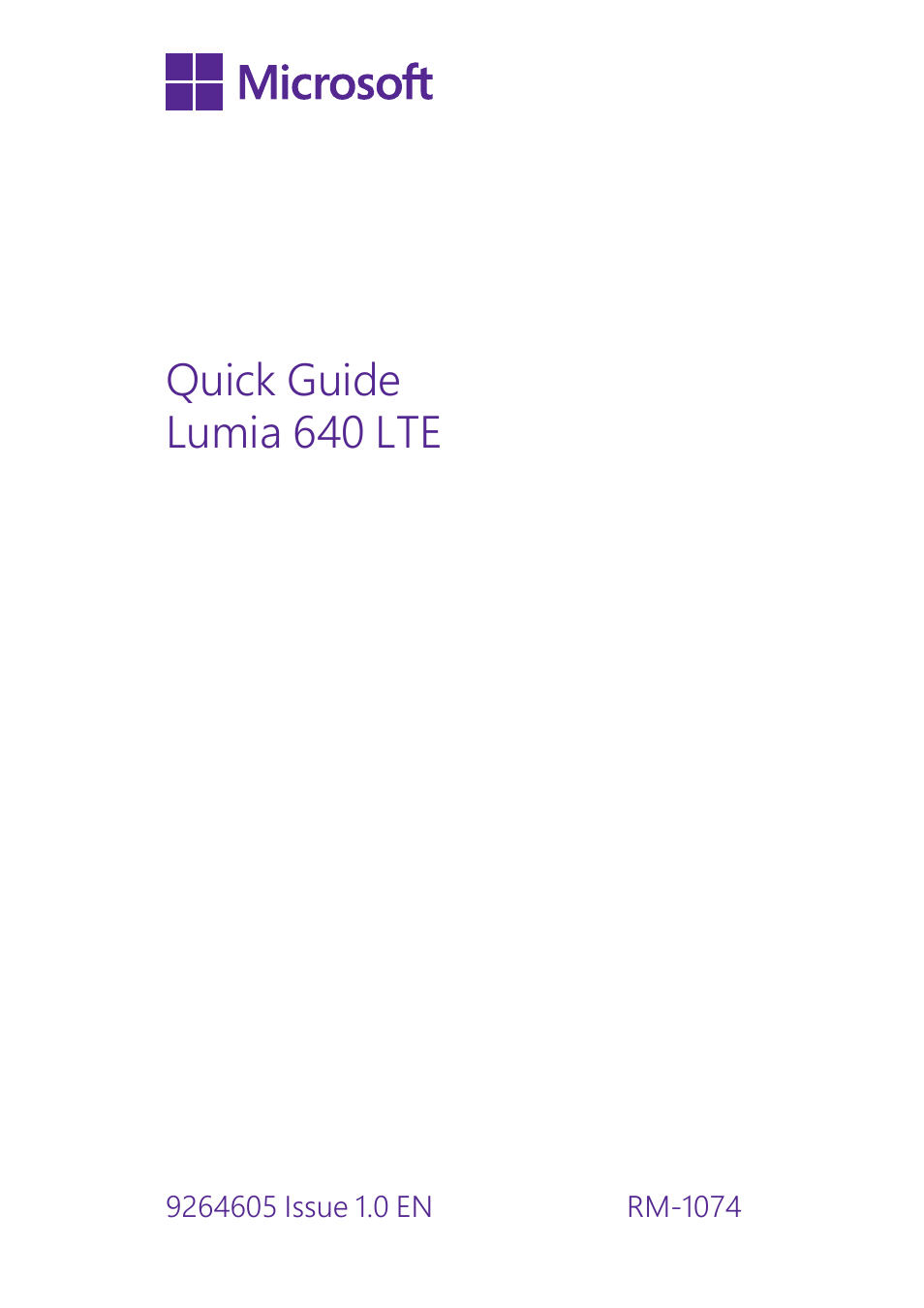 Microsoft Lumia 640 LTE Single Sim User Manual | 23 pages