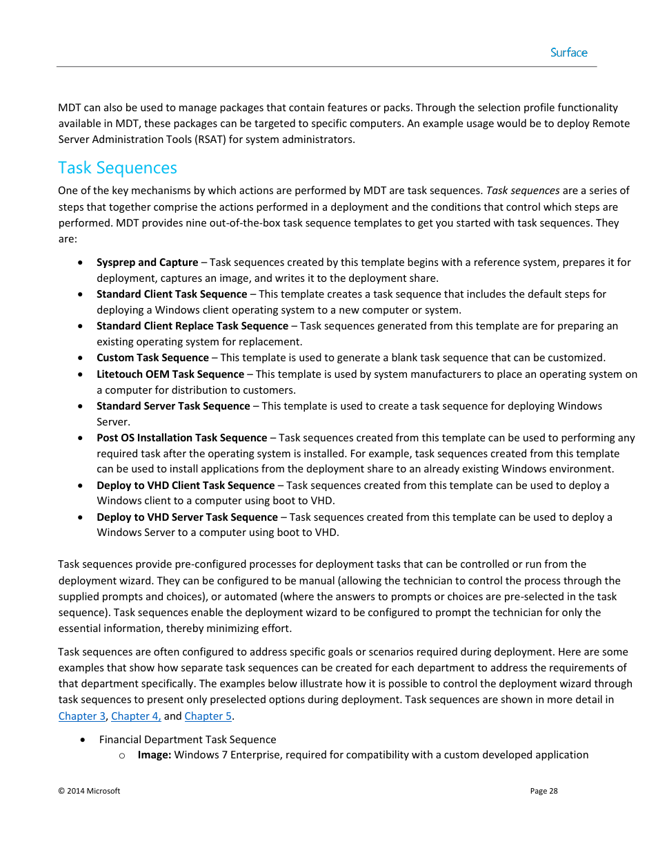 Task sequences | Microsoft Surface 3 User Manual | Page 28 / 166