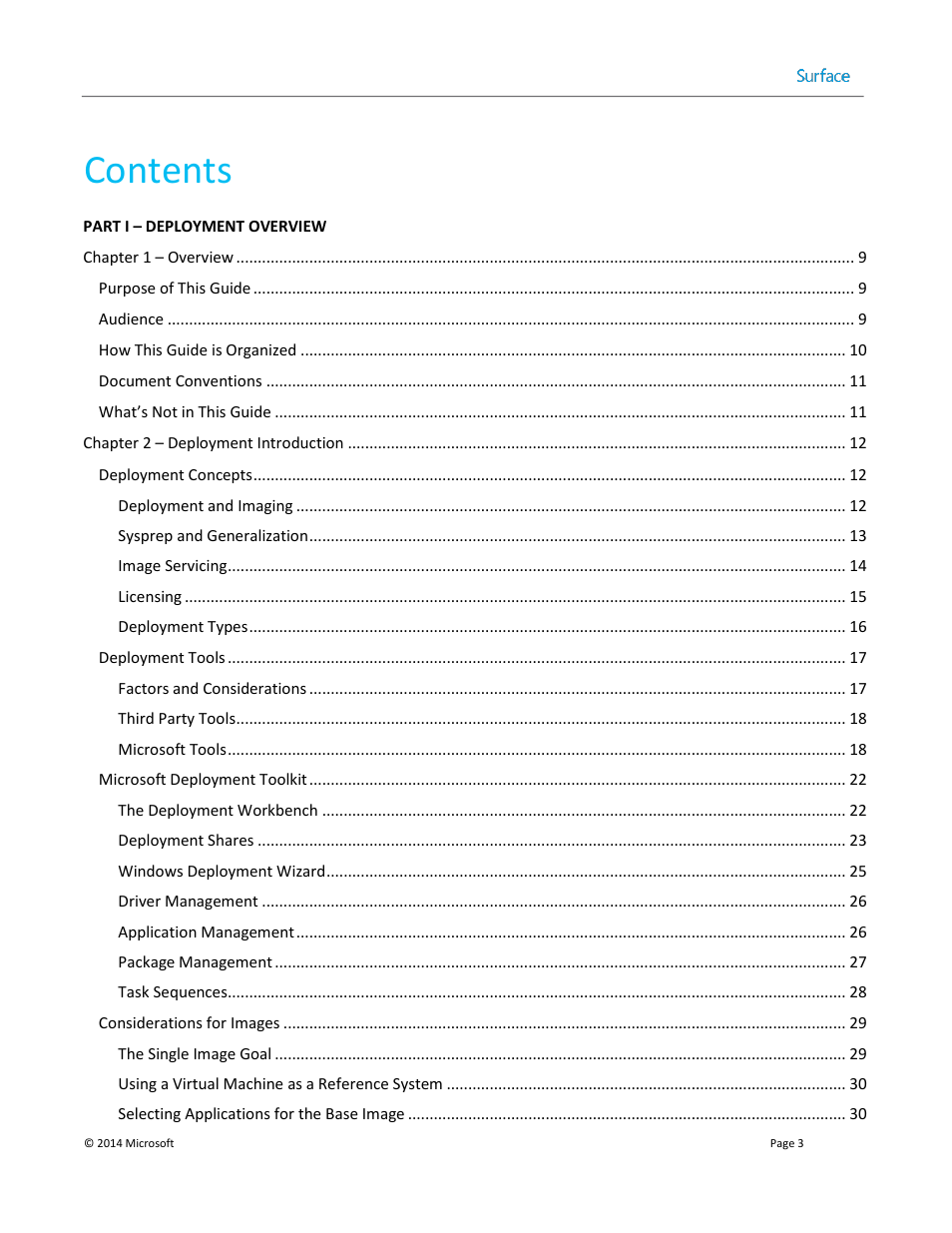 Microsoft Surface 3 User Manual | Page 3 / 166