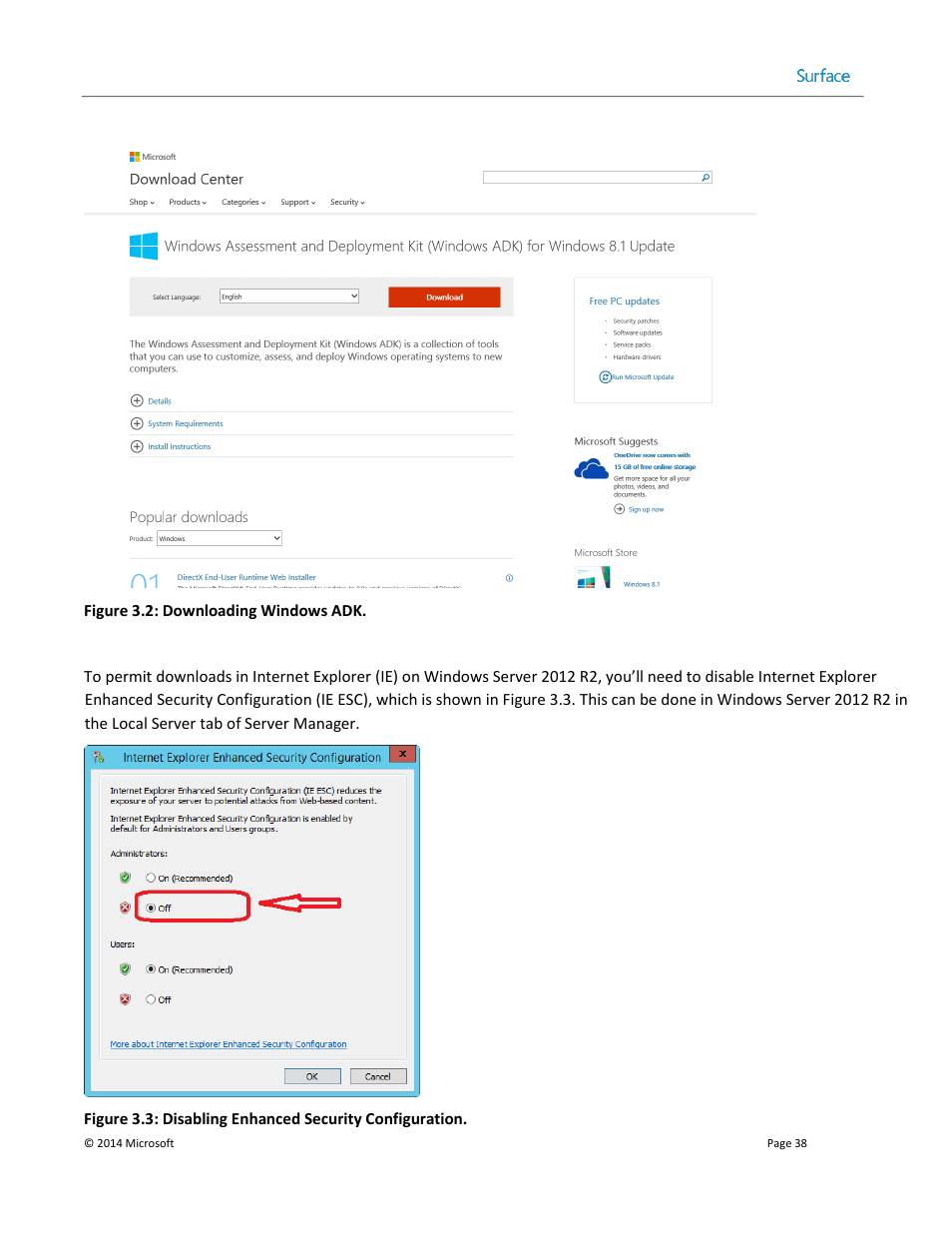 Microsoft Surface 3 User Manual | Page 38 / 166