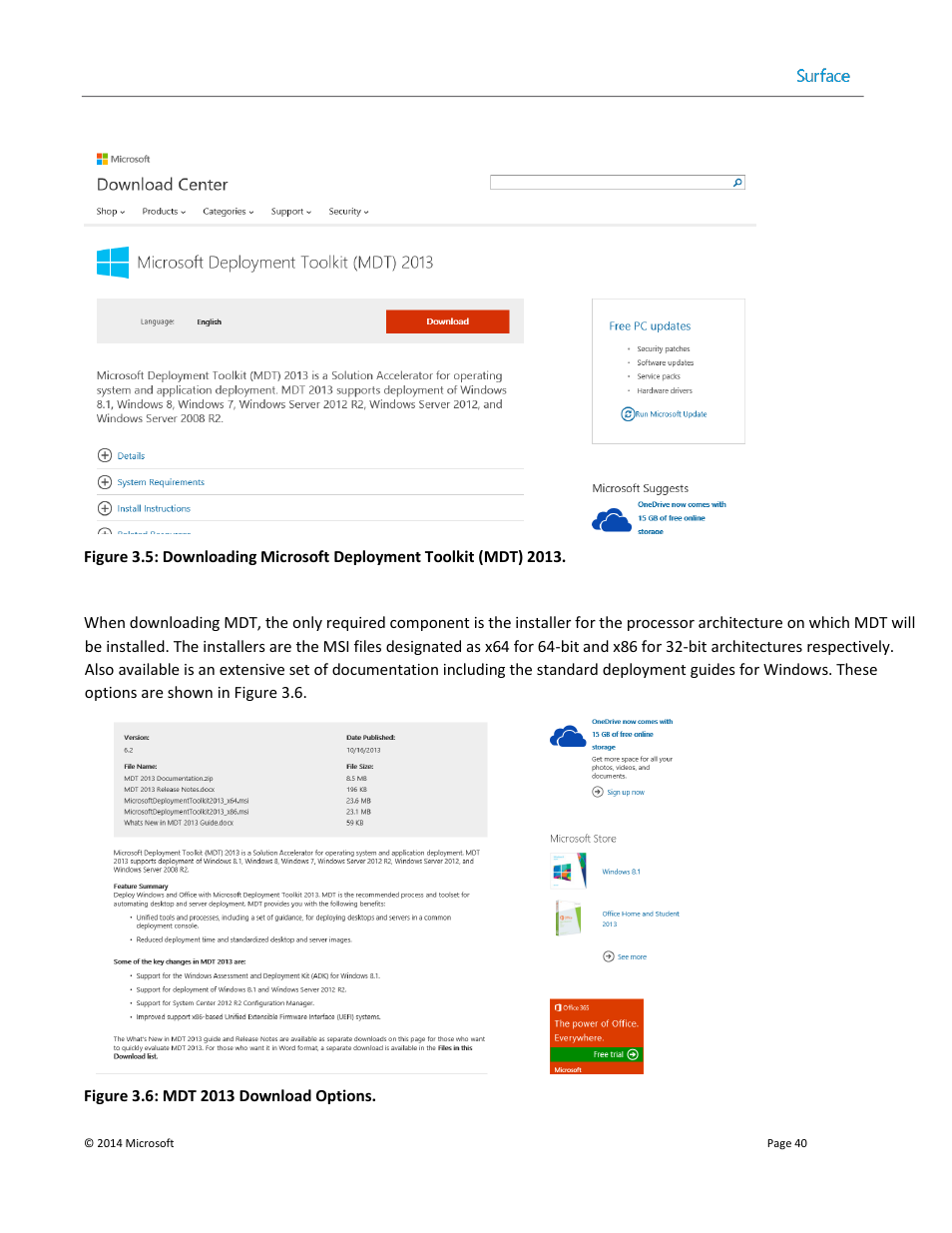 Microsoft Surface 3 User Manual | Page 40 / 166