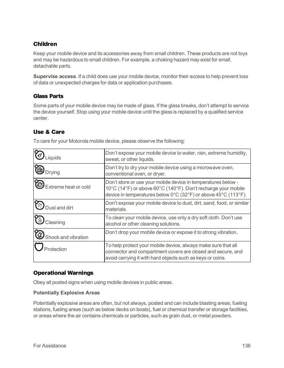 Motorola moto E User Manual | Page 144 / 171