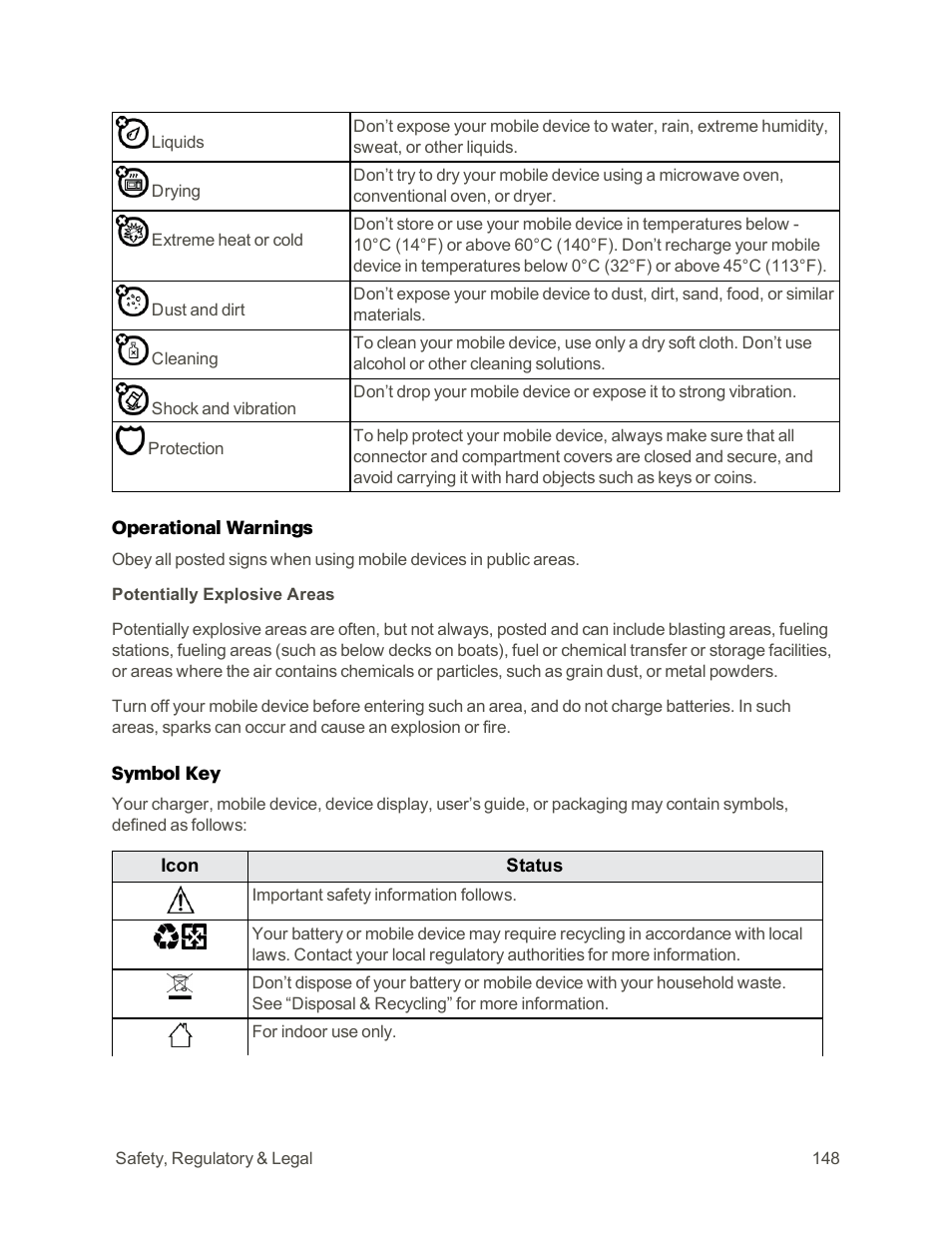 Motorola moto E User Manual | Page 156 / 171