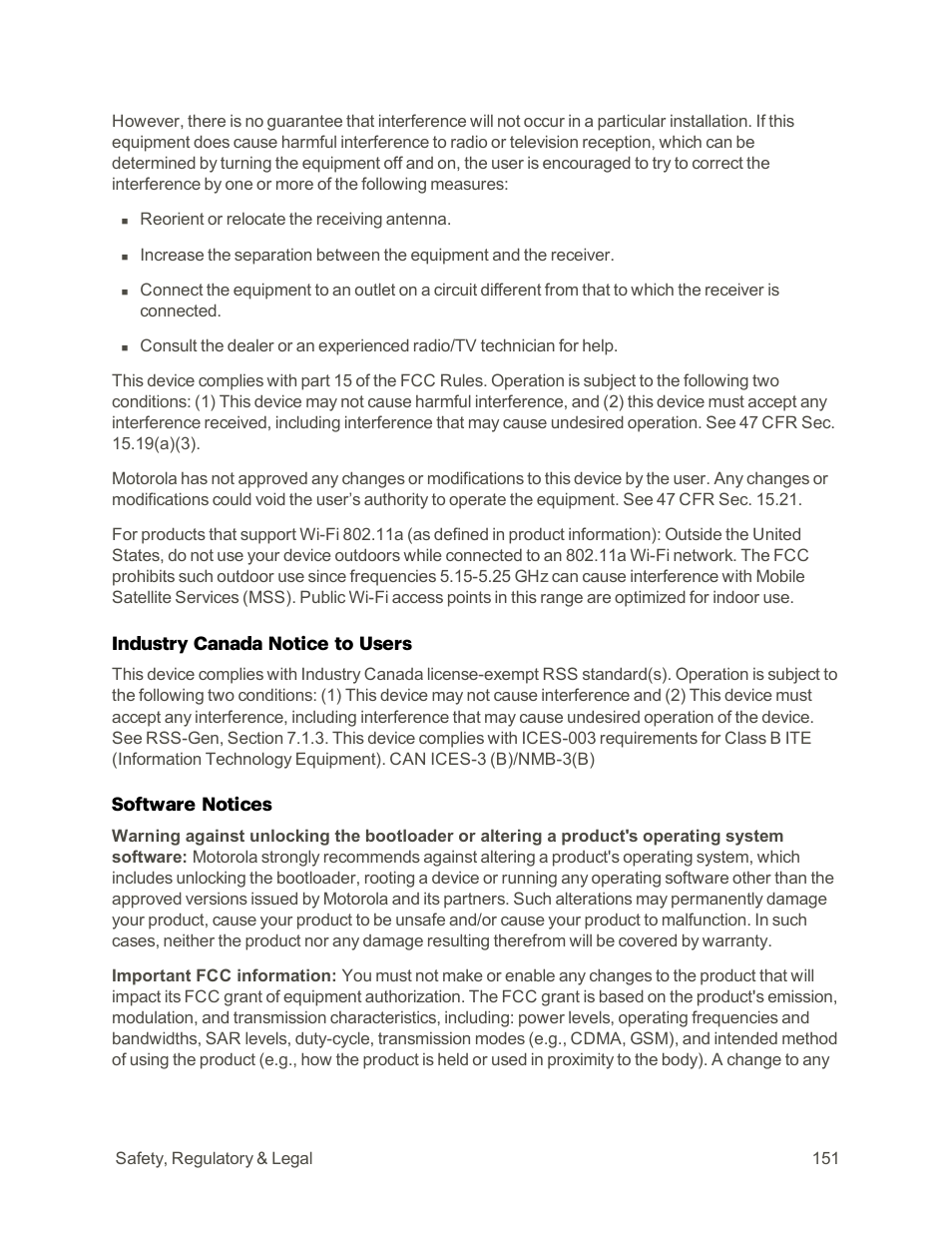 Motorola moto E User Manual | Page 159 / 171