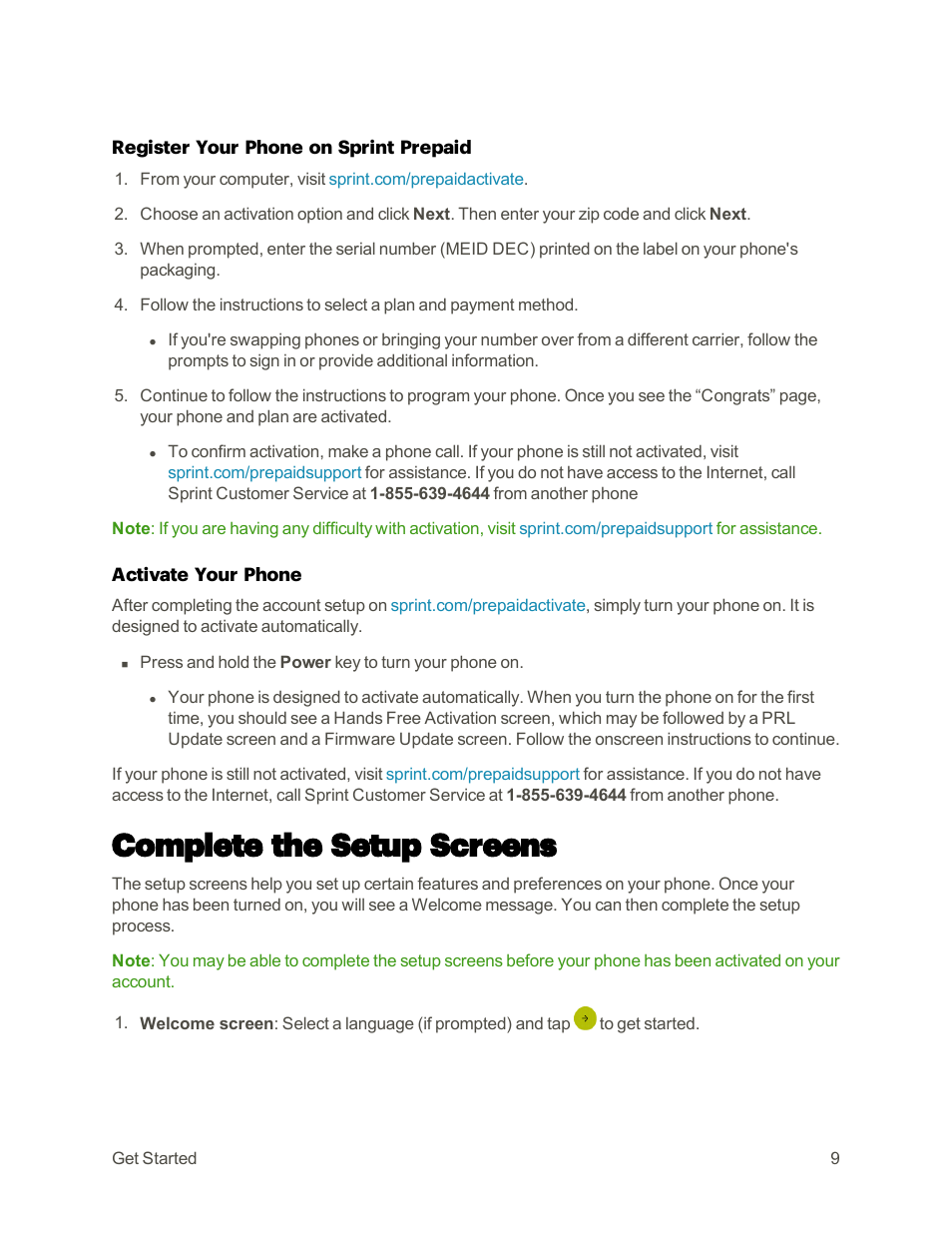 Complete the setup screens | Motorola moto E User Manual | Page 17 / 171