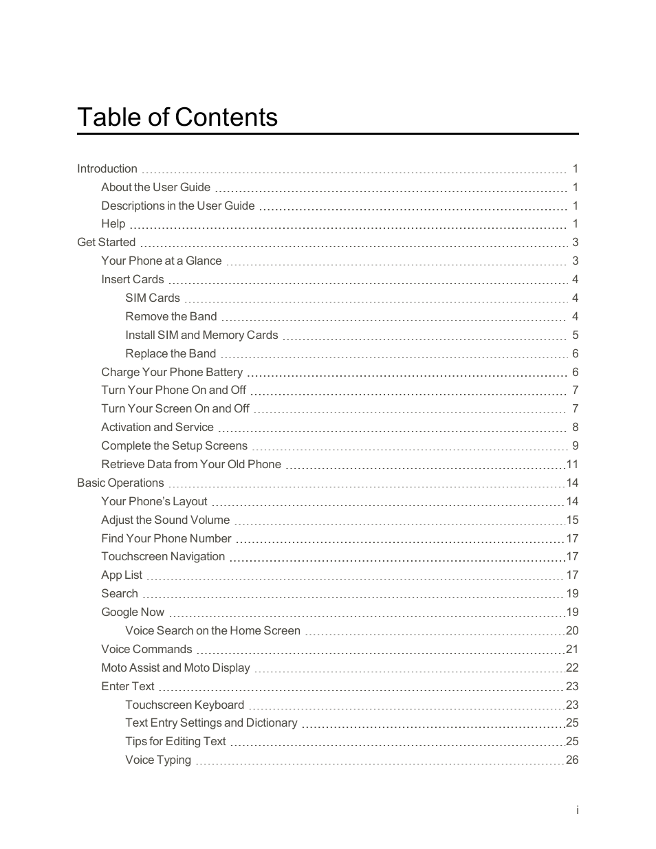 Motorola moto E User Manual | Page 2 / 171