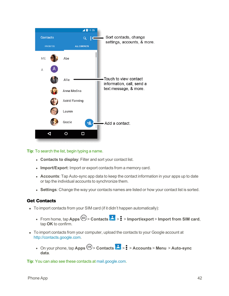 Motorola moto E User Manual | Page 50 / 171