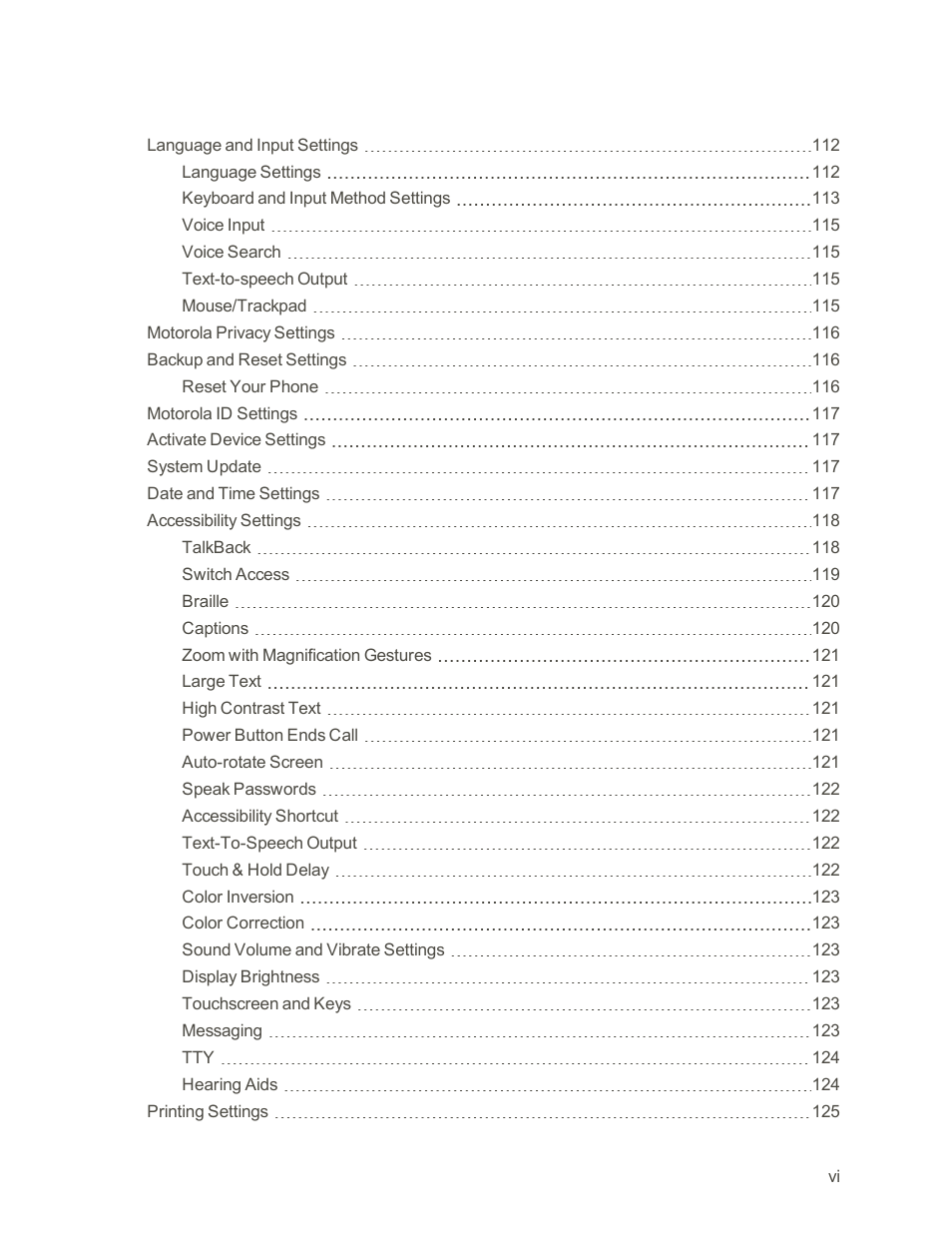 Motorola moto E User Manual | Page 7 / 171