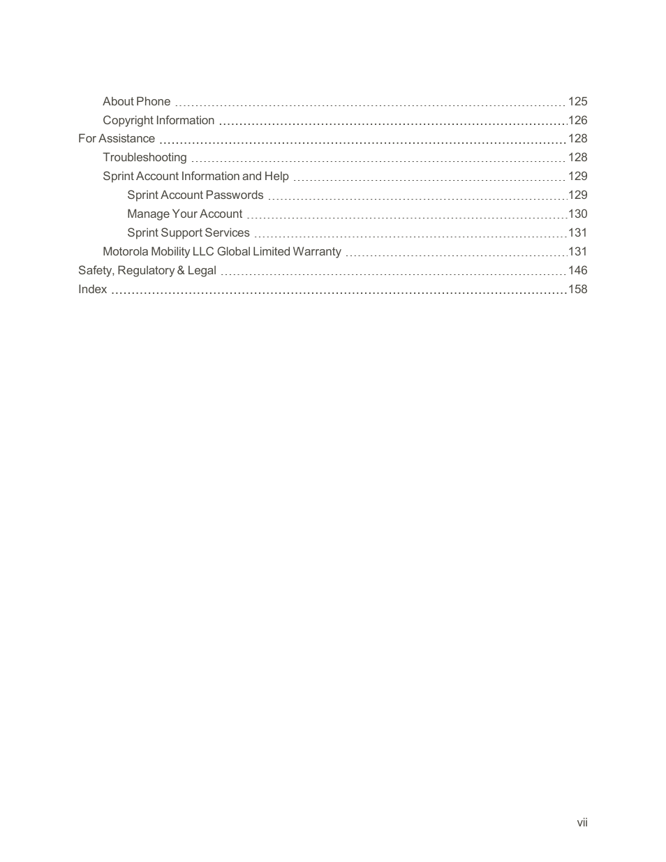 Motorola moto E User Manual | Page 8 / 171