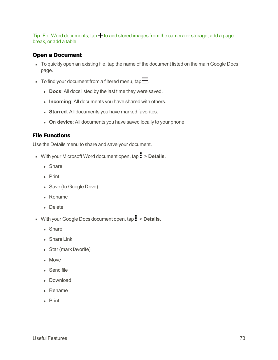 Motorola moto E User Manual | Page 81 / 171