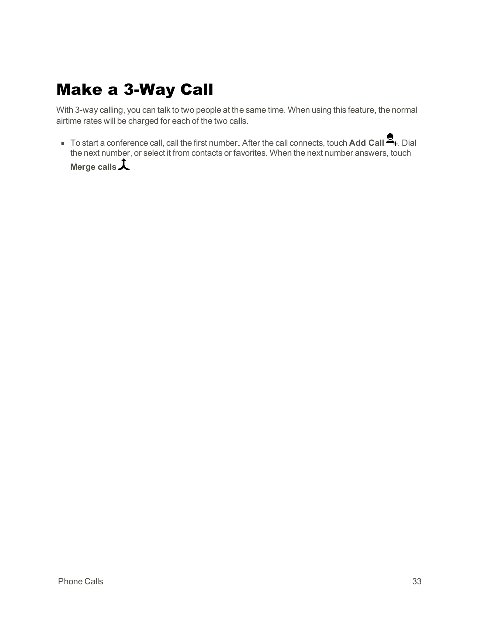 Make a 3-way call | Motorola moto G User Manual | Page 40 / 134