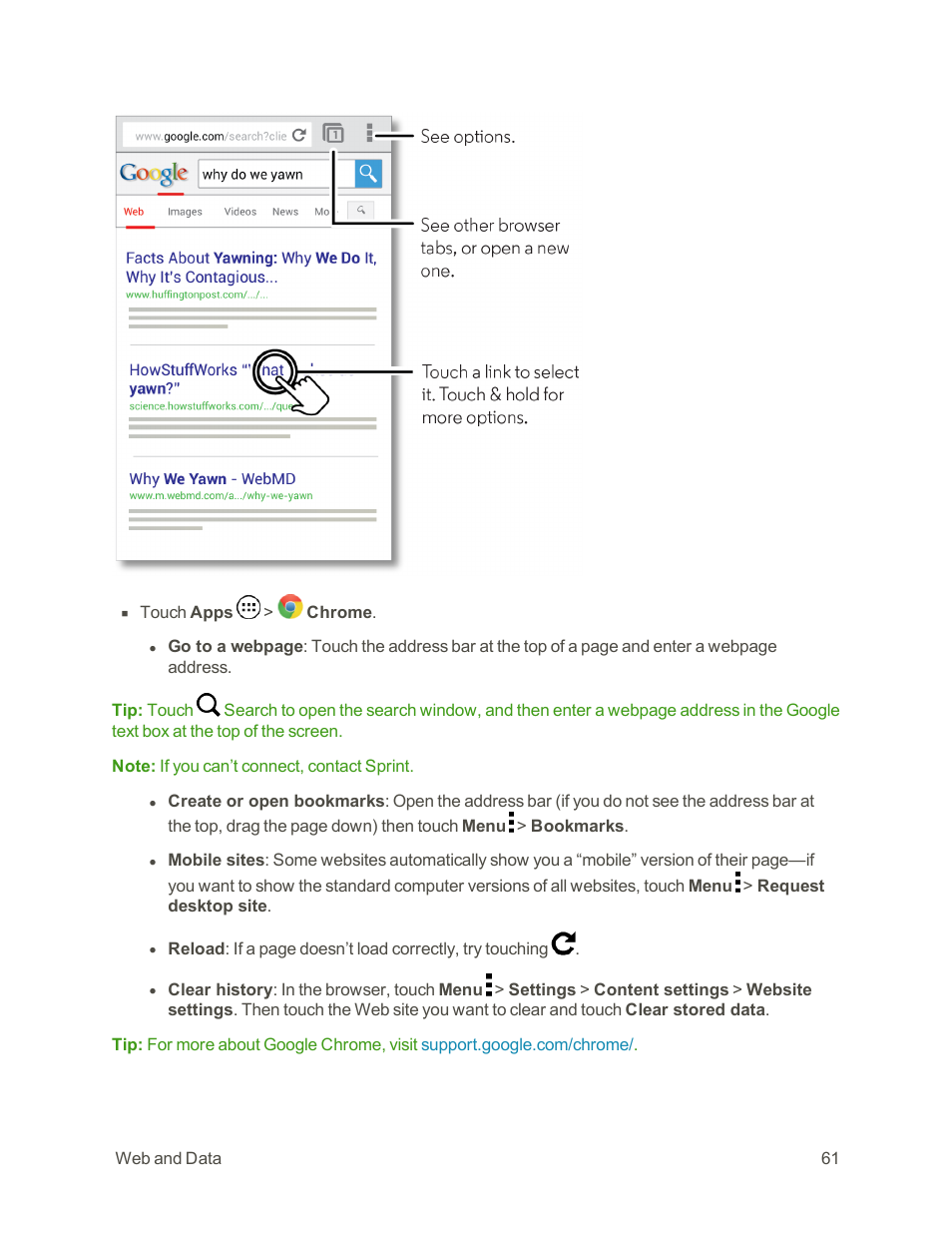 Motorola moto G User Manual | Page 68 / 134