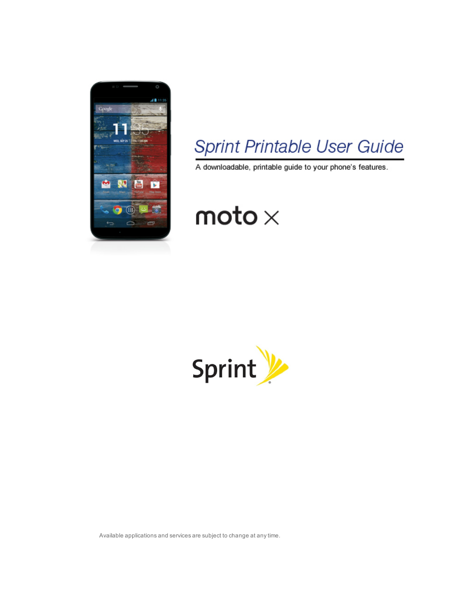 Motorola moto x User Manual | 149 pages