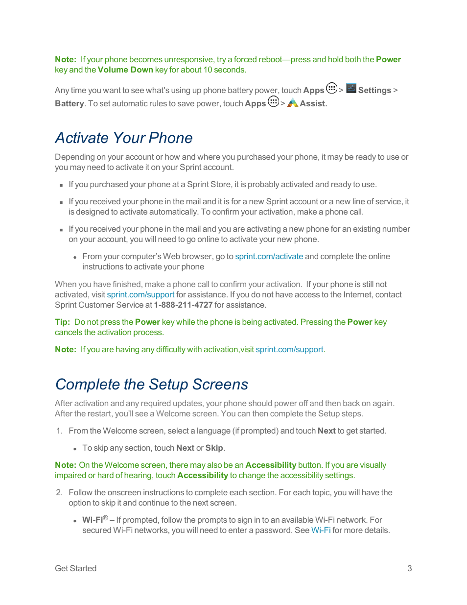 Activate your phone, Complete the setup screens | Motorola moto x User Manual | Page 12 / 149