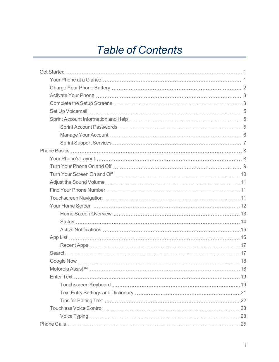 Motorola moto x User Manual | Page 2 / 149