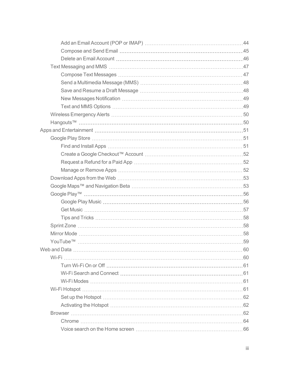 Motorola moto x User Manual | Page 4 / 149