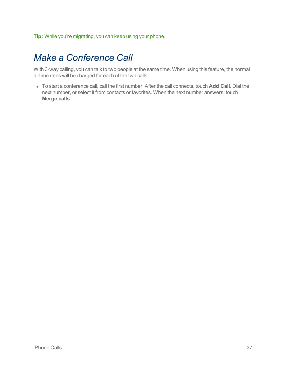 Make a conference call | Motorola moto x User Manual | Page 46 / 149