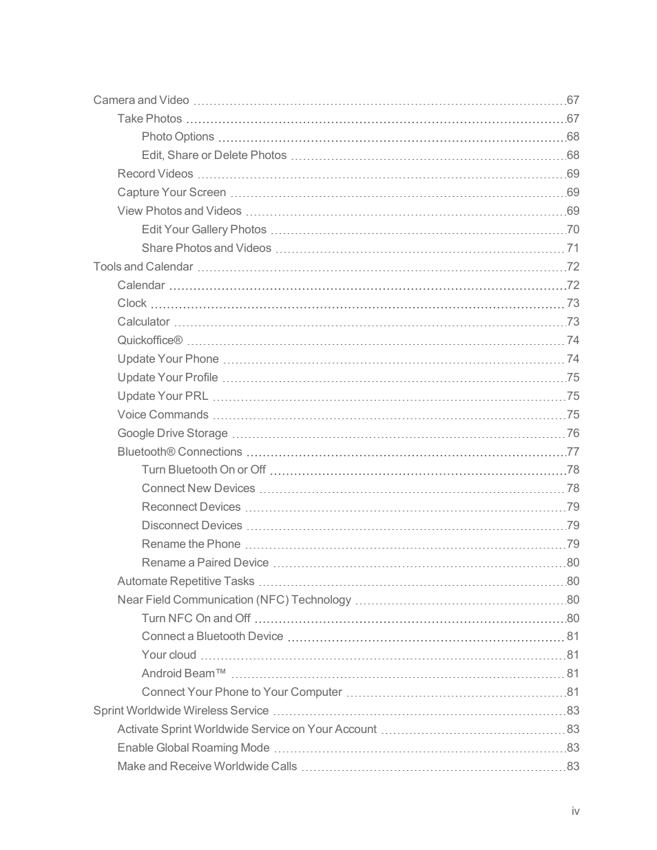 Motorola moto x User Manual | Page 5 / 149