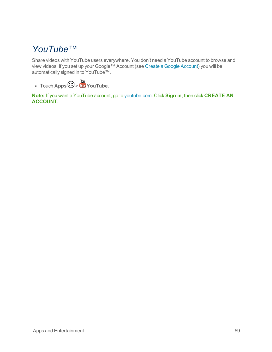 Youtube | Motorola moto x User Manual | Page 68 / 149