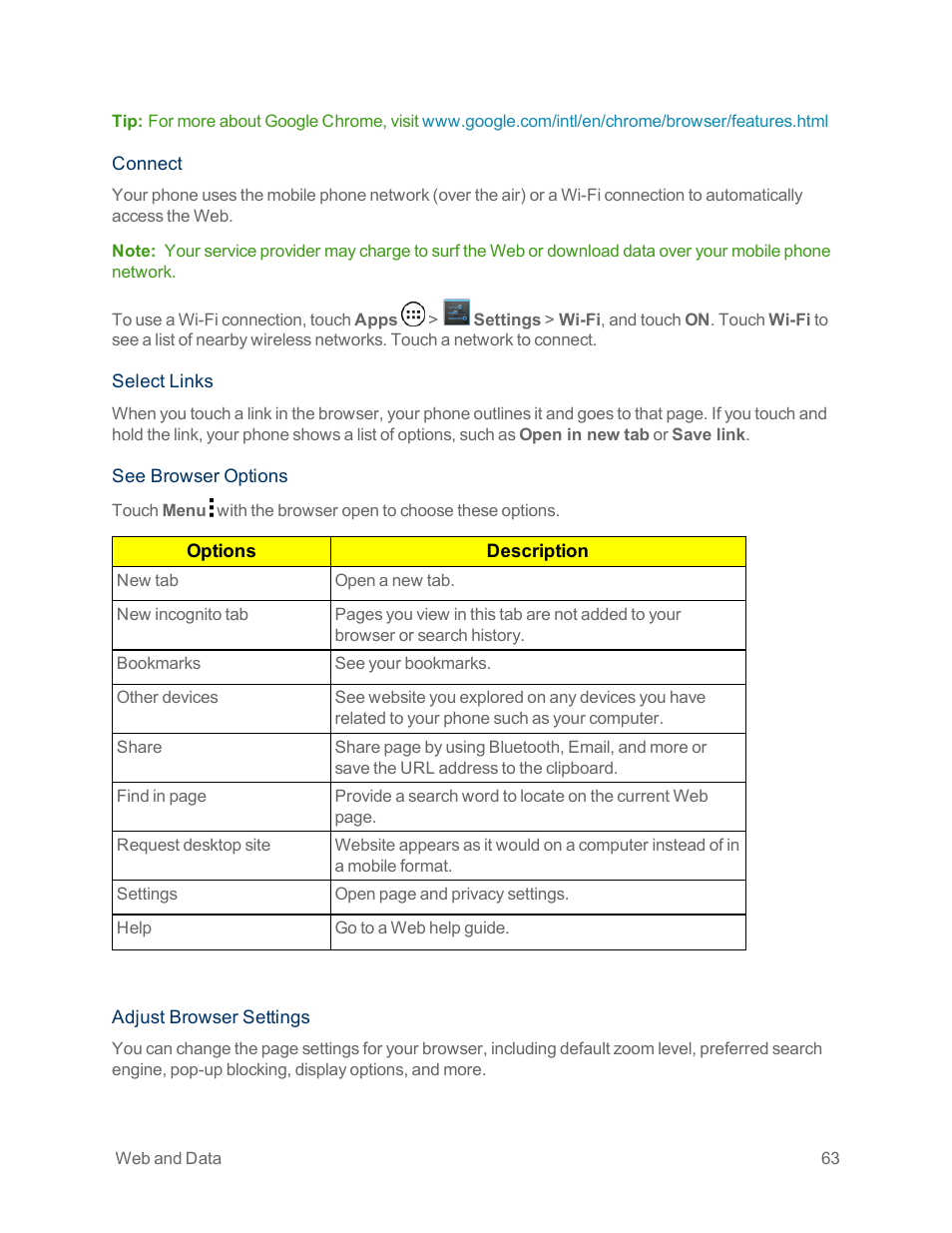 Motorola moto x User Manual | Page 72 / 149