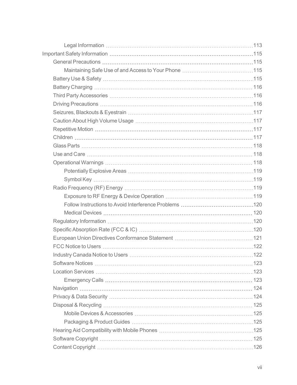 Motorola moto x User Manual | Page 8 / 149