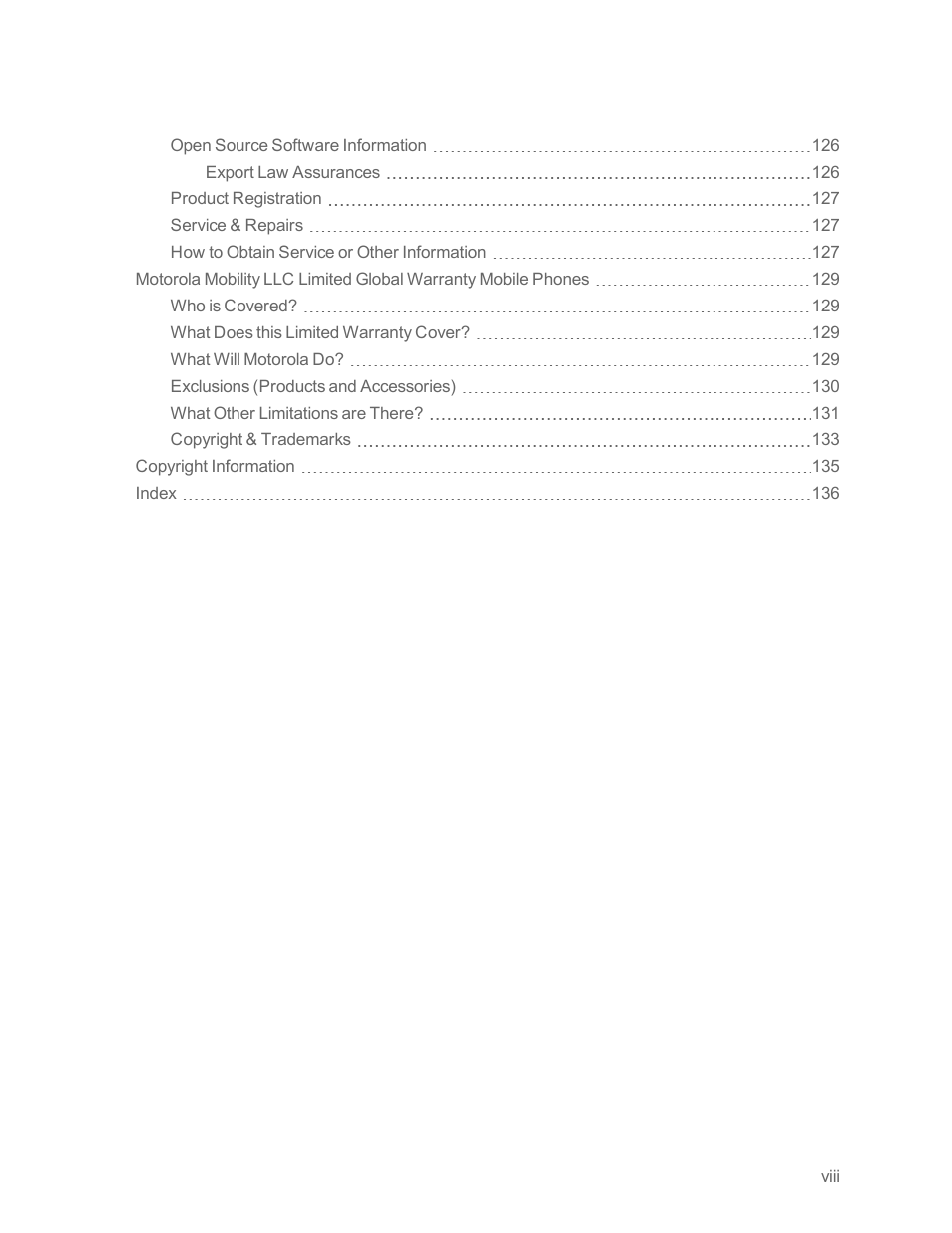 Motorola moto x User Manual | Page 9 / 149