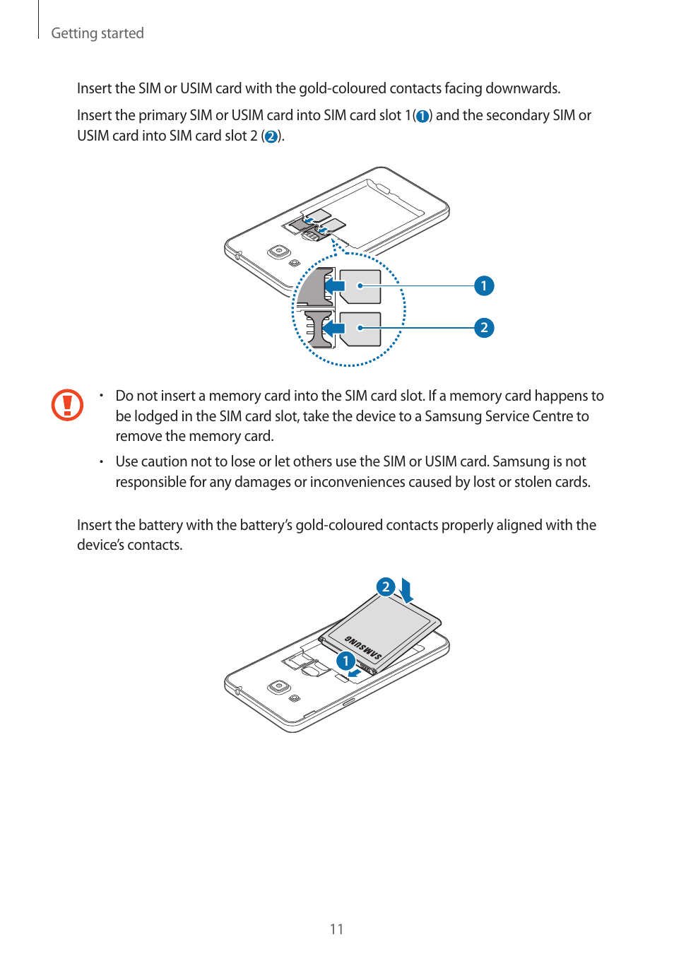 Samsung Galaxy Grand Prime User Manual | Page 11 / 131