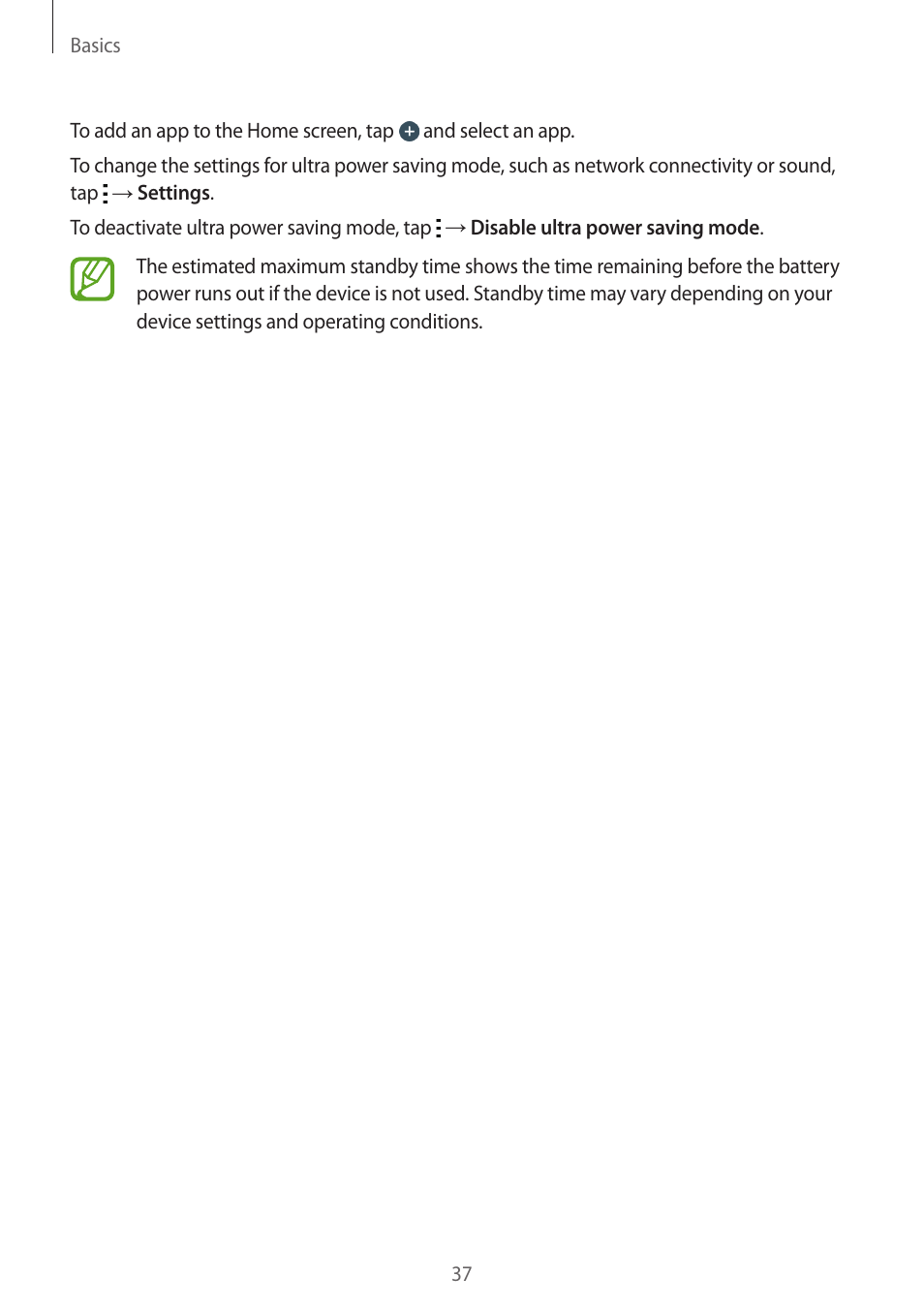 Samsung Galaxy Grand Prime User Manual | Page 37 / 131